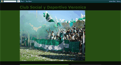 Desktop Screenshot of clubsocialydeportivoveronica.blogspot.com