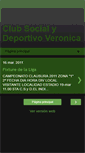 Mobile Screenshot of clubsocialydeportivoveronica.blogspot.com
