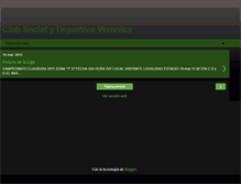 Tablet Screenshot of clubsocialydeportivoveronica.blogspot.com