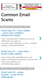 Mobile Screenshot of commonemailscams.blogspot.com