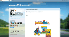 Desktop Screenshot of musicasmotivacionais.blogspot.com