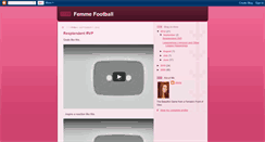 Desktop Screenshot of femme-football.blogspot.com