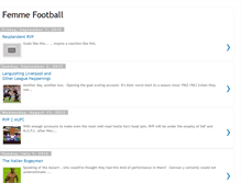 Tablet Screenshot of femme-football.blogspot.com