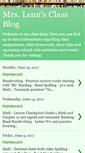 Mobile Screenshot of mrsleansclassblog.blogspot.com