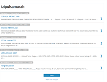 Tablet Screenshot of izipulsamurah.blogspot.com
