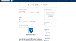 Desktop Screenshot of eliteessays.blogspot.com