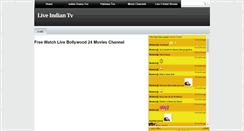 Desktop Screenshot of freeindiatvchannel.blogspot.com