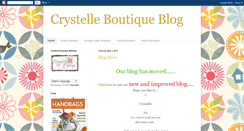 Desktop Screenshot of crystelleblog.blogspot.com