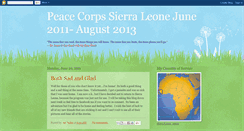 Desktop Screenshot of jacipeacecorpssierraleone.blogspot.com