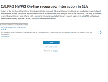 Tablet Screenshot of calpronwpkiinteraction.blogspot.com