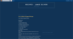 Desktop Screenshot of jamieoliverrecipeblog.blogspot.com