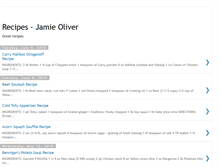 Tablet Screenshot of jamieoliverrecipeblog.blogspot.com
