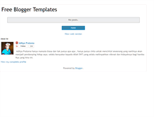 Tablet Screenshot of e-bloggertemplate.blogspot.com