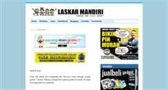 Desktop Screenshot of laskar-mandiri.blogspot.com