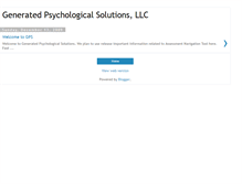 Tablet Screenshot of gpsychsol.blogspot.com