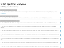 Tablet Screenshot of agustinuswahyono.blogspot.com