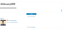 Tablet Screenshot of 6february2009.blogspot.com