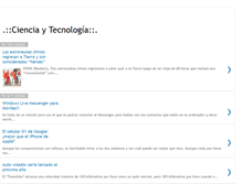 Tablet Screenshot of cientecno.blogspot.com