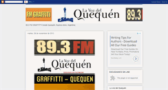 Desktop Screenshot of fmlavozdelquequen.blogspot.com