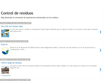 Tablet Screenshot of controlderesiduos.blogspot.com