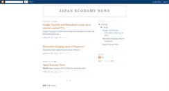 Desktop Screenshot of japaneconomynews.blogspot.com