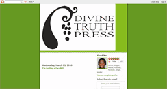 Desktop Screenshot of divinetruthpress.blogspot.com