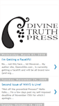 Mobile Screenshot of divinetruthpress.blogspot.com