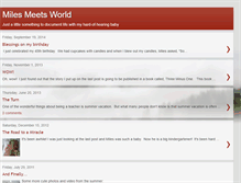 Tablet Screenshot of milesmeetsworld.blogspot.com