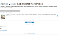 Tablet Screenshot of mueblesysofas.blogspot.com