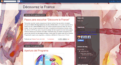 Desktop Screenshot of decouvrezlafrance.blogspot.com