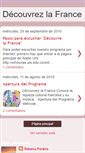 Mobile Screenshot of decouvrezlafrance.blogspot.com