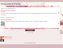 Tablet Screenshot of decouvrezlafrance.blogspot.com