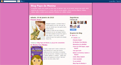 Desktop Screenshot of blog-papodemenina.blogspot.com