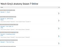 Tablet Screenshot of greysanatomyseason7online.blogspot.com