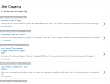 Tablet Screenshot of jimcousins.blogspot.com