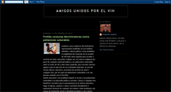 Desktop Screenshot of amigosunidosporelvih.blogspot.com