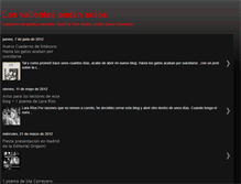 Tablet Screenshot of losvalientesandansolos.blogspot.com