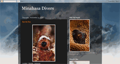 Desktop Screenshot of minahasadivers.blogspot.com