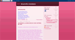 Desktop Screenshot of caaroliinaa-desarrollociudadano.blogspot.com