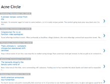 Tablet Screenshot of acnecircle.blogspot.com