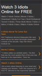 Mobile Screenshot of 3idiotsonline.blogspot.com