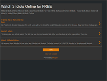 Tablet Screenshot of 3idiotsonline.blogspot.com