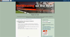 Desktop Screenshot of netweavingontheroad.blogspot.com