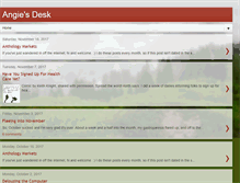 Tablet Screenshot of angiesdesk.blogspot.com