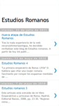 Mobile Screenshot of estudiosromanos.blogspot.com