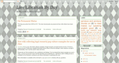 Desktop Screenshot of lawlibrarianbyday.blogspot.com
