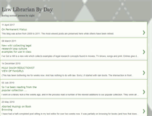 Tablet Screenshot of lawlibrarianbyday.blogspot.com