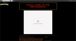 Desktop Screenshot of halallabel.blogspot.com