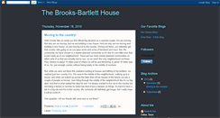 Desktop Screenshot of brooks-bartletthouse.blogspot.com