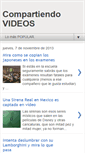 Mobile Screenshot of compartiendovideos.blogspot.com